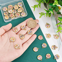 Подвески из сплава 36шт 6 цветов ENAM-PH0002-29