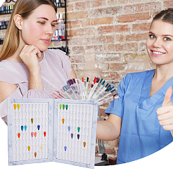 Цветная карта лака для дизайна ногтей из АБС-пластика&nbsp;MRMJ-WH0086-47