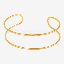 Двухслойные браслеты-манжеты из нержавеющей стали 304 для женщин KC9358-2