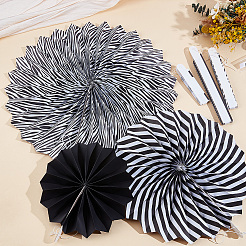 6 stücke papier fans blume für hochzeit geburtstag karneval willkommen party dekorationen&nbsp;AJEW-GF0013-45B