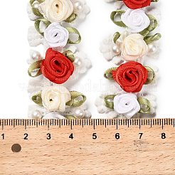 Кружевная отделка из полиэстера с цветочной вышивкой&nbsp;OCOR-XCP0002-60