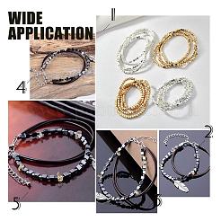 50 шт. 5-х стилевые вакуумные проставки из нержавеющей стали 304 с покрытием PVD&nbsp;STAS-UN0022-17