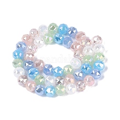 Hilos de cuentas de vidrio opacas y transparentes&nbsp;EGLA-Q135-8MM-A11