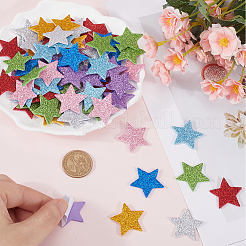 480 шт. 8-х цветные наклейки с блестками из пудры EVA DIY-SP0001-84