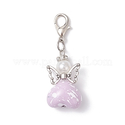 Подвеска в форме ангела из непрозрачного акрила&nbsp;HJEW-JM04438