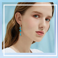 1021шт 12 стиля окрашенные синтетические бирюзовые бусины&nbsp;TURQ-BM0001-01