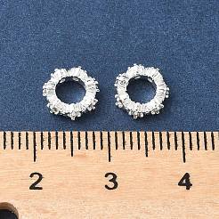 Латунные микро проложить Цирконий Европейский бисером KK-A254-20S