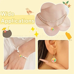 10 шт. 10 шт. эмалированные подвески в виде фруктов из нержавеющей стали 304&nbsp;STAS-YW0003-17G