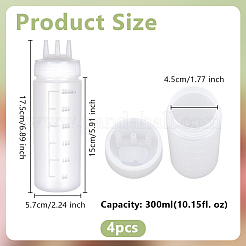 Портативная пустая пластиковая бутылка для домашних животных&nbsp;AJEW-WH0534-36