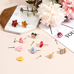 Фурнитура и гайки для сережек-гвоздиков из нержавеющей стали 304 STAS-UN0005-85P