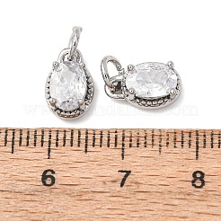 Латунные микро проложить кубического циркония подвески&nbsp;KK-A279-04P