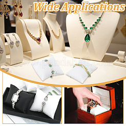 Подушки для демонстрации часов/браслетов из искусственной кожи&nbsp;ODIS-WH0043-198B