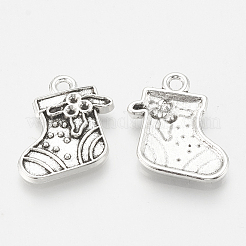 Supports de pendentif d'émail en alliage de style tibétain&nbsp;TIBE-N005-17AS-LF