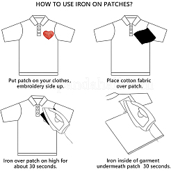 20 шт. Компьютеризированная вышивка ткань утюгом / пришить патчи&nbsp;PATC-CY0001-26A