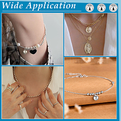 300 шт. латунные распорные бусины для покрытия стойки&nbsp;KK-PH0012-43B-S