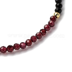 3 комплект из 2-1/4~2-3/8 эластичного браслета из натурального культивированного пресноводного жемчуга BJEW-JB12365