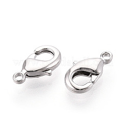 Fermoirs mousquetons en laiton&nbsp;KK-YW0004-01A-P