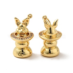 Покрытие стойки латунь микропаве прозрачные подвески из кубического циркония KK-H431-03G