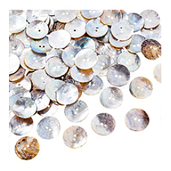 100 bouton en coquillage Akoya naturel&nbsp;BUTT-PH0001-41C