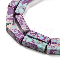 Синтетические окрашенные нити императорской яшмы&nbsp;G-D077-C01-07