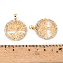 Pendenti in ottone e zirconi trasparenti&nbsp;KK-G558-15G