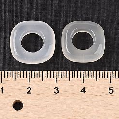 Соединительные кольца из натурального белого халцедона&nbsp;G-F773-04