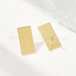 Clous d'oreilles en laiton&nbsp;EJEW-G471-27A-G