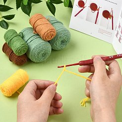 1 коробка наборов для вязания мешка с подсолнухом своими руками для начинающих&nbsp;DIY-CJ0002-53