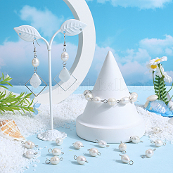Natürliche Zuchtperlen Kartoffel-Anschluss-Charms&nbsp;PALLOY-SC00011