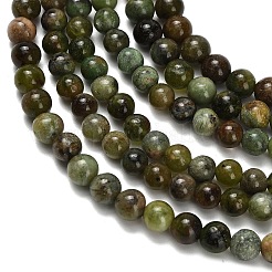 Естественный зеленый опал бисер нитей G-L642-B14-4mm