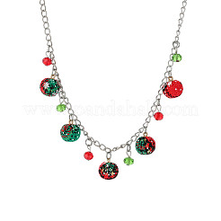 Рождественские ожерелья с подвесками из сплава&nbsp;FS-WG3C4A2-01