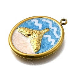 Подвески из нержавеющей стали 304 с эмалью STAS-Z163-21G-04