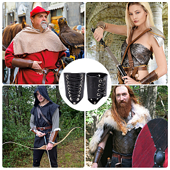 Регулируемые браслеты шнур кожаный BJEW-WH0019-01B