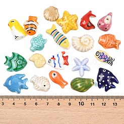 Perles en porcelaine manuelles&nbsp;PR-CBA938E-05