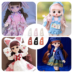 360шт. набор мини-пуговиц из смолы с 6 отверстиями двух цветов BUTT-NB0001-64