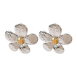 Серьги-гвоздики из нержавеющей стали 304 EJEW-K315-01G