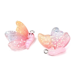 Подвески из прозрачной и непрозрачной смолы&nbsp;RESI-P048-02E-P