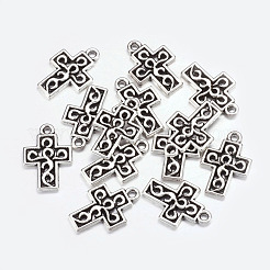 Tibetischer stil Aluminium Anhänger & Charms&nbsp;LS-EA0111Y