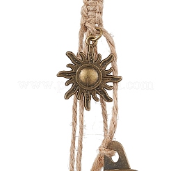 Campana colgante de hierro decoracion&nbsp;HJEW-JM02240