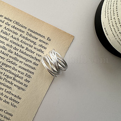 925 открытое кольцо-манжета из стерлингового серебра FS-WG136EA-01