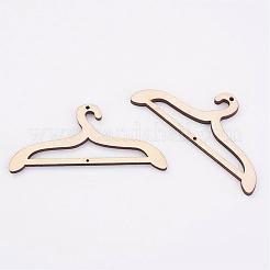 Неокрашенный деревянный кулон WOOD-K005-10