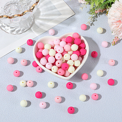 Прорезиненные бусины с имитацией силикона и акрила&nbsp;MACR-PA0001-06C-01