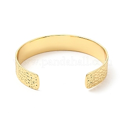 Черный кубический цирконий овальный открытый браслет-манжета BJEW-J165-02G