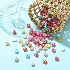 Непрозрачные акриловые бусины MACR-YW0002-65