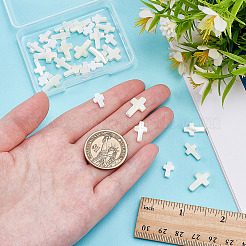 30 шт. 3 вида бусин из натуральной ракушки трохид/ракушки трохус SHEL-ME0001-04