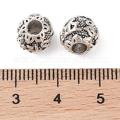 Сплавочные овальные бусины тибетского стиля  FIND-C060-011AS