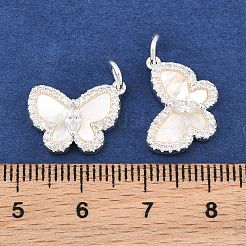 Messing micro pave klare zirkonia anhänger&nbsp;SH-CBA197E-09S