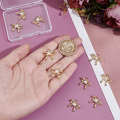 10шт стойка из латуни с подвесками из АБС-пластика KK-UN0004-98