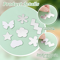 210 7 Stile selbstklebende Acryl-Cabochons&nbsp;DIY-PH0023-16A