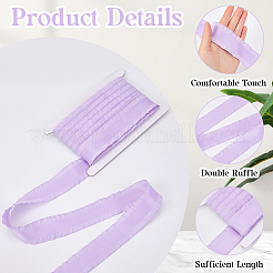 Ruban de dentelle à volants en polyester de 10 mètre&nbsp;DIY-CY0001-23C
